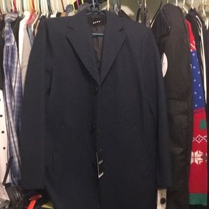 large dark blue DKNY peacoat, brand new.